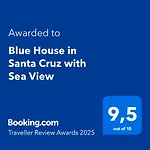 Blue House In With Sea View
