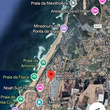 Апартаменты Blue House In With Sea View Санта-Круш